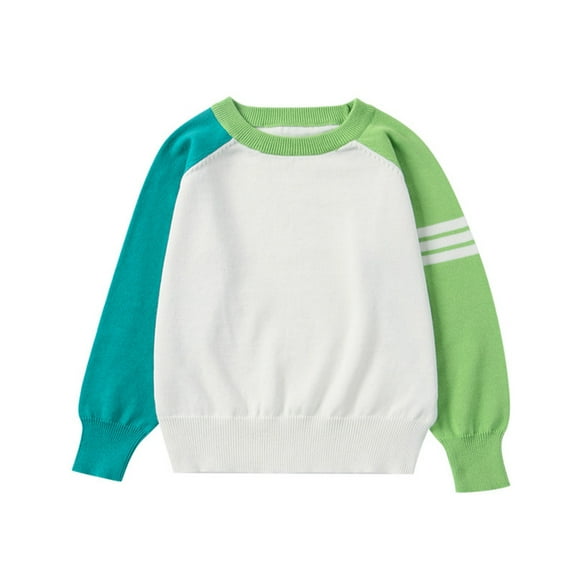 Tricot Coloré pour Garçons, Manches Longues, Col Rond, Doux, Confortable, Usage Quotidien, Coupe Ample, Chaud, Hiver, pour Tout-Petits, Enfants, Garçons, Chandail Olive, Vestes pour Tout-Petits, Chandail Bébé Garçon 12-18 Mois