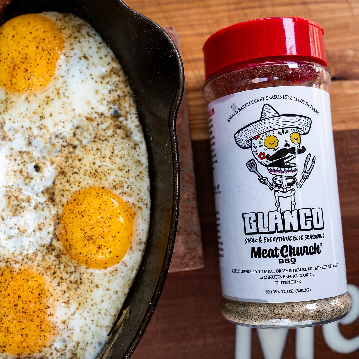 Meat Church BLANCO Steak and Everything Else Seasoning