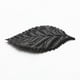thumbnail image 3 of 100 hojas de rosa artificiales de seda para decoración de pasillos. Negro, 3 of 9