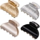 thumbnail image 1 of 4 Piezas Pinzas para el Cabello de Cangrejo, Pinzas para el Cabello Antideslizantes, Pinzas para el Cabello de Colores Acrílicos, Accesorios para Peinados, Moda y Belleza para Mujeres y Niñas, 1 of 5