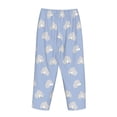 thumbnail image 5 of Naloa Cute Poodle Dog Print Women’s Ultra-Soft Comfy Pajama Lounge Pants with Pockets & Drawstring, 5 of 8