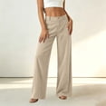 thumbnail image 5 of ClodeEU Women's Corduroy High Waist Wide Leg Pants,Casual Loose Trousers with Pockets ,Women's Plus L, 5 of 7