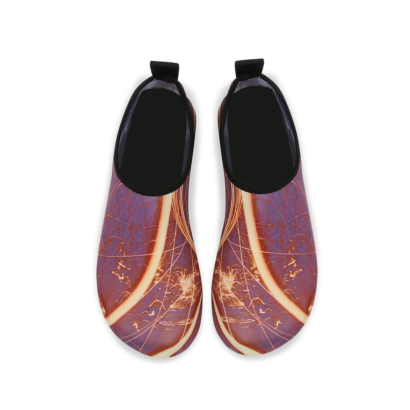 Men and Women a Slip On Barefoot Quick-Dry Beach Aqua Yoga Water Shoes (Spark/Red, 13-14 Women/10.5-11 Men)