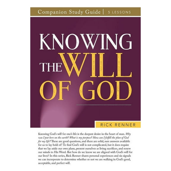 Knowing the Will of God Companion Study Guide, (Paperback)
