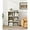 Milky White, variant on Wooden Book Shelf with Three Display Shelves, Three Tier Open Engineered Wood Shelf Bookcase, Bookshelf for Classroom, Brown