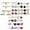 No. 8 50pcs box s, variant on Sock Charm Pin Sweater Shawl Clip Artificial Pearls Rhinestones Brooch Pin