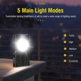 thumbnail image 3 of Linterna de bolsillo LED con luces de camping portátiles con clip para acampar al aire libre Senderismo FLhrweasw Nuevo, 3 of 9