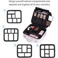 thumbnail image 3 of Rhe Cosmetics Professional Makeup Cosmetics Storage Bag / White Marble (100gm), 3 of 4