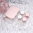 thumbnail image 3 of Contact Lens Case Kit Fashion Mirror Effect Portable Contact Lens Holder Case, 3 of 9