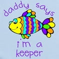 thumbnail image 2 of CafePress - I'm A Keeper Infant Bodysuit - Baby Light Bodysuit, Size Newborn - 24 Months, 2 of 4