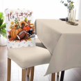 thumbnail image 5 of Dining Chair Covers Set of 6,Rustic Pastoral Sunflower Leaf Universal Stretch Kitchen Seat Covers Parsons Chair Protector Slipcover for Home Restaurant Party Decor,Fall Pumpkin Orange Check, 5 of 6