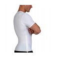 thumbnail image 2 of Men's Insta Slim VS00Z1 V-Neck Compression Shirt With Side Zipper (Black L), 2 of 10