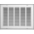 thumbnail image 1 of 20"" X 14 Steel Return Air Filter Grille for 1"" Filter - Fixed Hinged - HVAC Duct Cover - Flat Stamped Face - White [Outer Dimensions: 22 5/8"" X 16 5/8""], 1 of 5