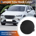 thumbnail image 2 of Ganchos de remolque de parachoques delantero izquierdo de Unique Bargains para Mazda CX-3 16-21 No.D10J50A12A, 2 of 6