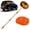Orange, variant on WillingHeart 47.5" Car Wash Brush Mop Cleaning Tool with Long Handle Kit for Washing Detailing Cars Truck, SUV, RV, Trailer, Boat 2 in 1 Chenille Microfiber Sponge Duster Not Hurt Paint Scratch Free