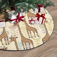 thumbnail image 3 of FMSHPON Cute Babies Doodle Xmas Christmas Tree Skirt Stand Mat for Holiday Party Decoration Indoor Outdoor 36 inches, 3 of 3