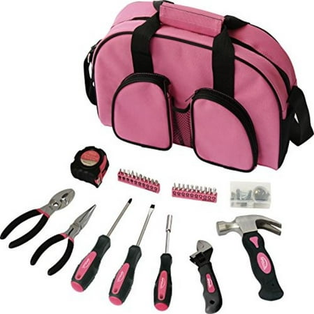 Apollo Precision Tools DT0423P 69-Piece Household Tool Kit, Pink, Donation Made to Breast Cancer