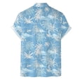 thumbnail image 5 of UAYOTSE Mens Button Down Short Sleeve Shirts Summer Beach Vacation Untucked Casual Tops Shirt,Sizes 5XL, 5 of 7