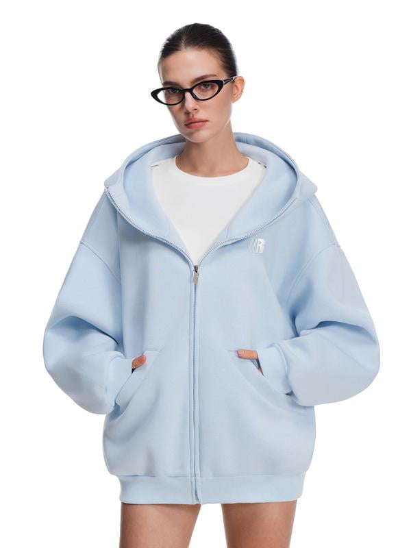 FDR Big Hood Eases Social Anxiety Hoodie High Neck Oversized