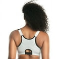 thumbnail image 4 of PARFAIT Women's Wave Wire-free Zip Front Sports Bra - Silver - 38K, 4 of 5