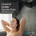 thumbnail image 6 of SparkPod High Pressure Rainfall Shower Head, Easy Install, Energy Saving (8 inch Round, Black Matte), 6 of 7