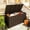 Brown, variant on Resenkos Secure Storage Bin for Pool and Yard Supplies, 200 Gallon Steel Waterproof Outdoor Deck Box, Brown