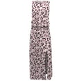 thumbnail image 5 of IROINNID Women's Sleeveless Prints Sundress Fashion Casual Fork Opening Long Dress Round Neckline Full-Length Dress, 5 of 6