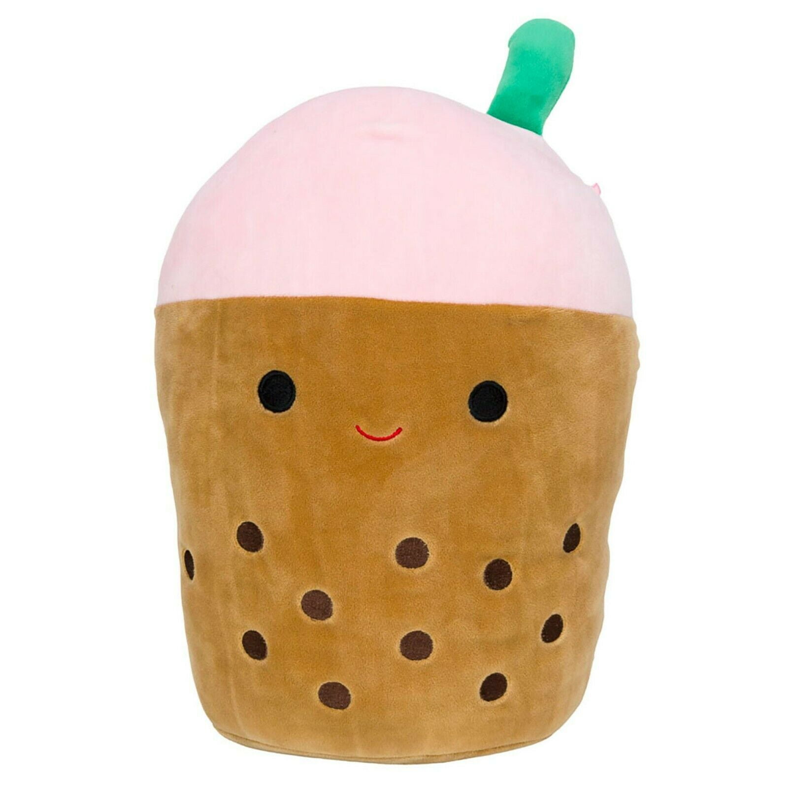 Squishmallows Kellytoy Official Foods Bernice Bubble Tea Drink 16/" Plush Doll