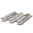 thumbnail image 6 of The Tile Life Wilds 2" x 4" Gravel Grey Matte Porcelain Mosaic Floor and Wall Tile, 1 Sheet, 6 of 6