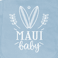 thumbnail image 3 of Inktastic Maui Hawaii Baby Surfing Baby Burp Cloth, 3 of 3
