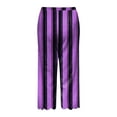thumbnail image 5 of YDLCAFD Womens Solid Color Pocket Straight Tube Loose Stretch Pants Color Contrast Pants, 5 of 5