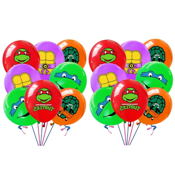TMNT Teenage Mutant Ninja Turtles Balloons Party Supplies Birthday Favors Decorations Decor Kit Latex