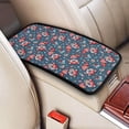 thumbnail image 2 of Bingfone Car Four-Season Universal Armrest Box Mat,Car Armrest Seat Cover Soft Leather Waterproof Armrest Cover Center Console Mat-Gnome Love USA, 2 of 7