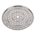 thumbnail image 1 of Plateau à vapeur en acier inoxydable, cuiseur de cuite à la vapeur, étagère de support pour chauffage uniforme et rapide, support en V détachable, surface lisse, trous, 1 of 7