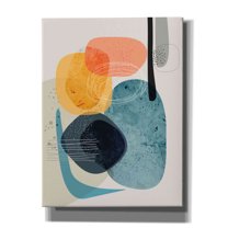 Epic Graffiti 'Tangled Rocks' by Ishita Banerjee Giclee Canvas Wall Art, 12"x16"