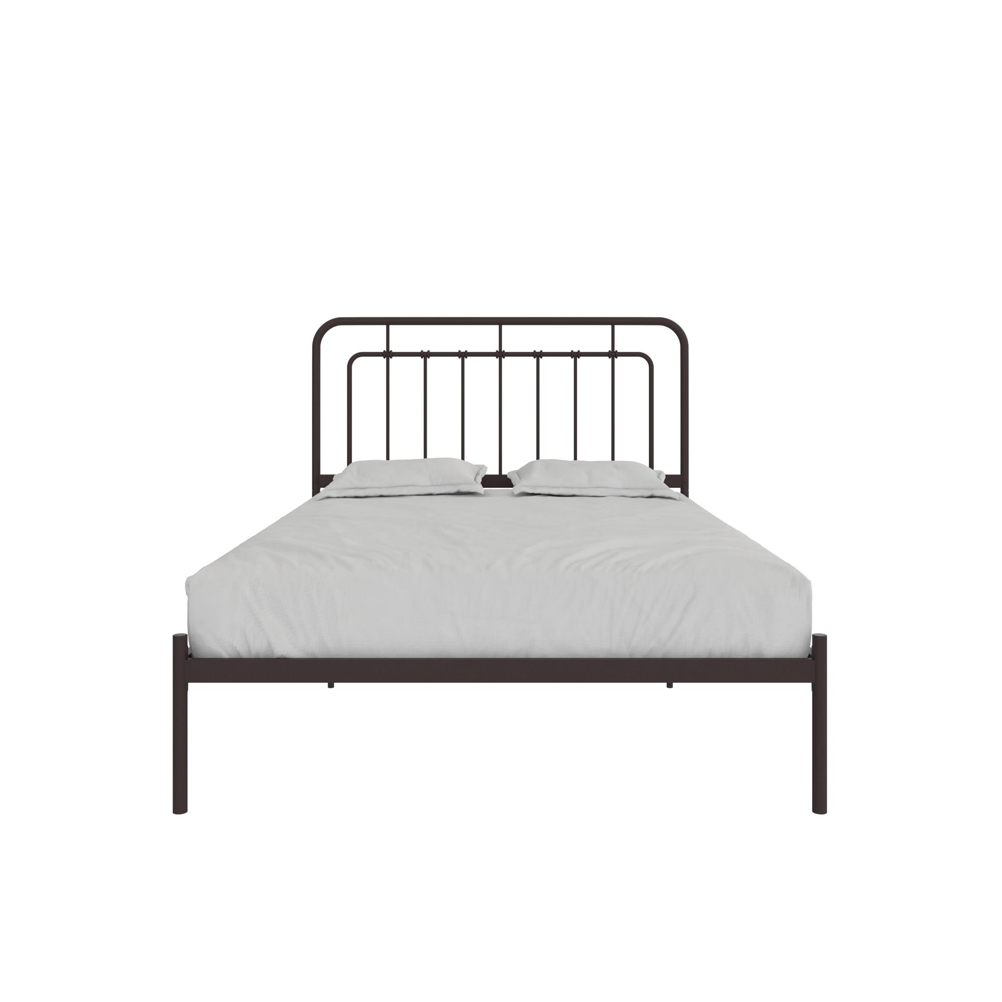 DHP Albany Metal Platform Bed Frame, Bronze, Full Size