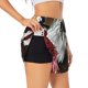 thumbnail image 1 of Balery Eagle With Hat And Roses Pantalones cortos deportivos para mujer con forro y dos bolsillos, elásticos, para entrenamiento, gimnasio, yoga-X-Large, 1 of 7