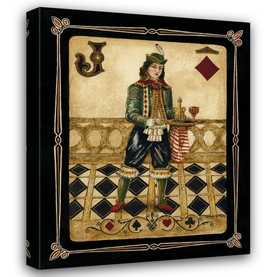 Gregory Gorham 20x24 Gallery Wrapped Canvas Wall Art Titled - Harlequin Jack