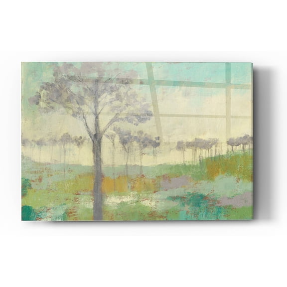Epic Art 'Tree Stand II' by Jennifer Goldberger Acrylic Glass Wall Art, 24"x36"