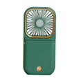 thumbnail image 1 of GUOOL Small Portable Fan Adjustable Battery Operated Rechargeable Charging Treasure Mini Personal Handheld USB Fan for Outdoor, Room, Camping, Office, - Green, 6.3 x x 0., 1 of 9