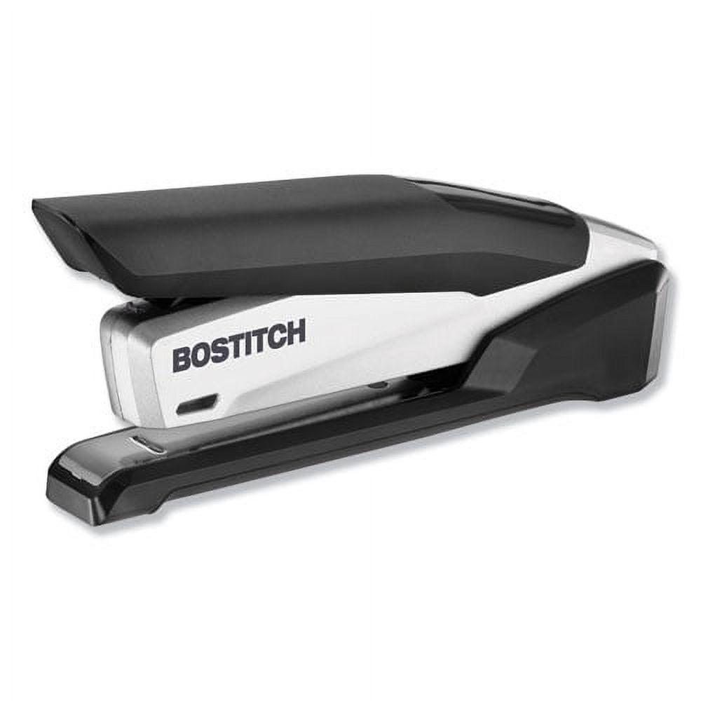 Inpower Spring-Powered Premium Desktop Stapler, 28-Sheet Capacity, Black/silver | Bundle of 5 Each