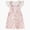 Pink, variant on kaprioy Toddler Baby Girls Summer Outfits 12 18 24 Months 2T 3T 4T 5T Solid Color Ribbed Short Sleeve T-Shirt with Daisy Printed Overall Shorts 2 Pcs Suspenders Suit