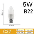 thumbnail image 1 of Bombilla LED de ahorro de energía AC220V, E14, E27, B22, 3w-24w, 3000K, 4000K, 6000K, lámpara con Ce Rohs para decoración Interior de oficina y hogar, 1 of 4