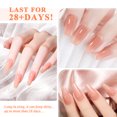 thumbnail image 4 of SAVILAND 100ML Poly Nail Extension Gel: Larger Capacity Poly Gel at-Home Easiest Hard Nails Gel Nudes for Starter Long-Lasting Poly Nail Gel Beginner No Lifting Super Durable Gift for Girls, 4 of 8