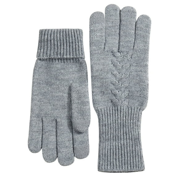OJJCXA Womens Mens Gloves for Women Men Upgraded Anti Abrasion Fleece Lined Full Finger Knitted Winter Gloves