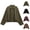 Coffee, variant on YVNAURA Suede Motorcycle Jacket Women Cropped Faux Suede Asymmetric Zipper Notch Lapel Long Sleeve Biker Coat Going Out Casual Fall Winter Top, Green,S