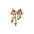 thumbnail image 2 of dianhelloya Nail Art Supplies Nail Art Charm 3D Mini Luxury Metal DIY Nail Accessories Cubic Zirconia Embedded Bowknot Nail Decoration for Nail Salon, 2 of 8