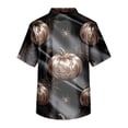 thumbnail image 6 of Domuza Halloween Scrub Shirt Men Witch Castle Pattern Casual Short Sleeve V Neck T-Shirts Trendy Comfy Funny Medical Tops with 3 Pocket Green L, 6 of 6