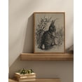 thumbnail image 2 of Lienzo decorativo de pared con estampado de conejo de pascua de InsimSea, 30 x 40 cm, 2 of 7