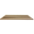 thumbnail image 3 of 12 Inch x 30 Inch Red Oak Hardwood Vent Floor Register Flush Mount with Frame, Eggcrate Style, Unfinished, 3 of 3